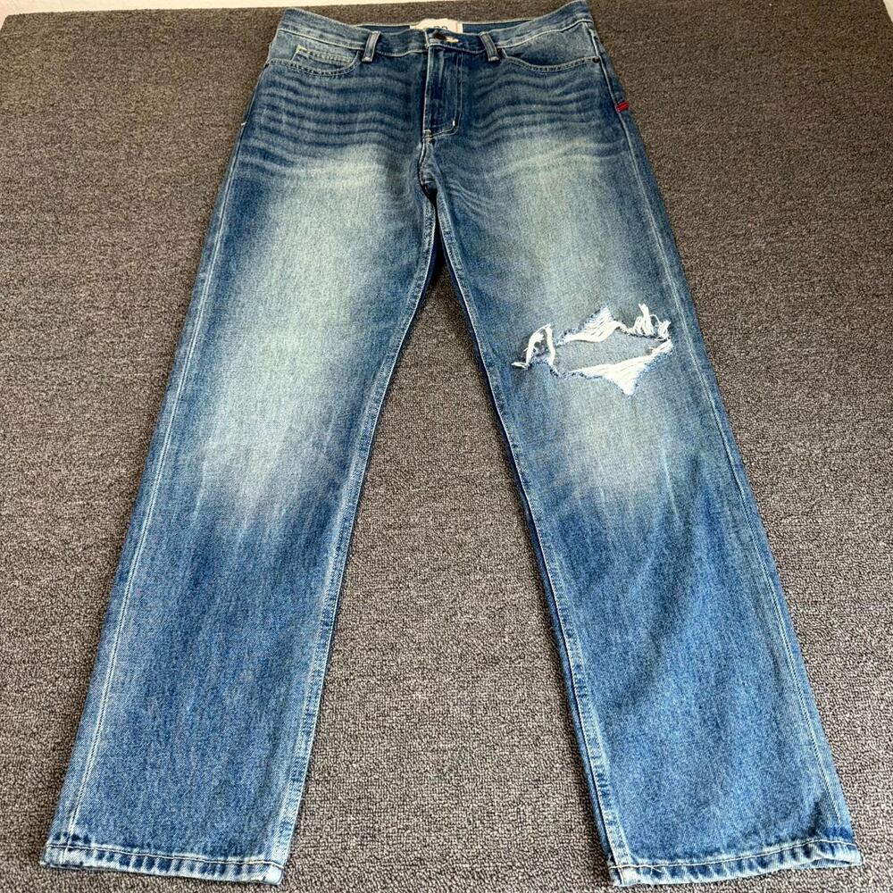 Urban‎ Outfitters BDG Jeans Men's 31/32 Blue Denim Distressed Vintage Slim Fit